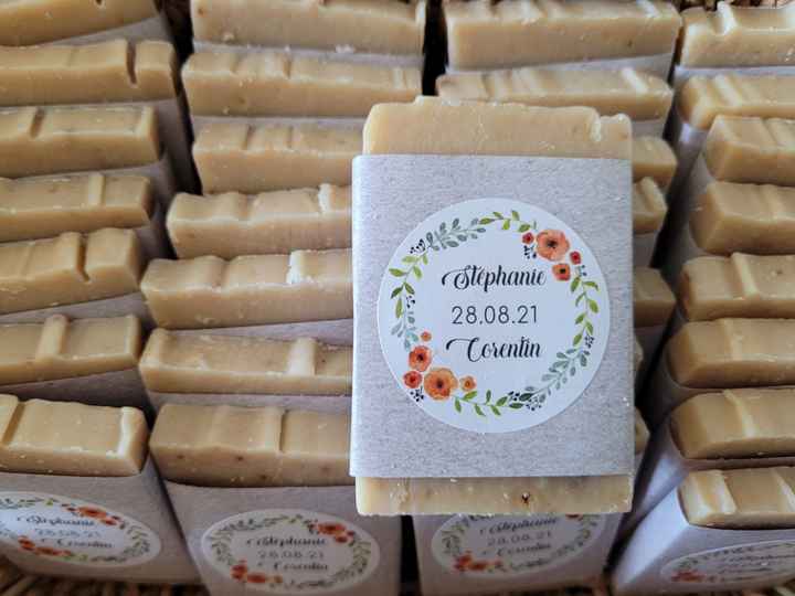 Cadeaux invités -  savons - 2