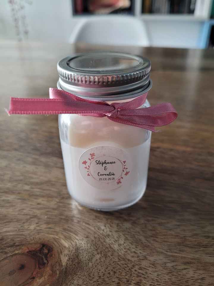Bougies cadeaux invitées - 3