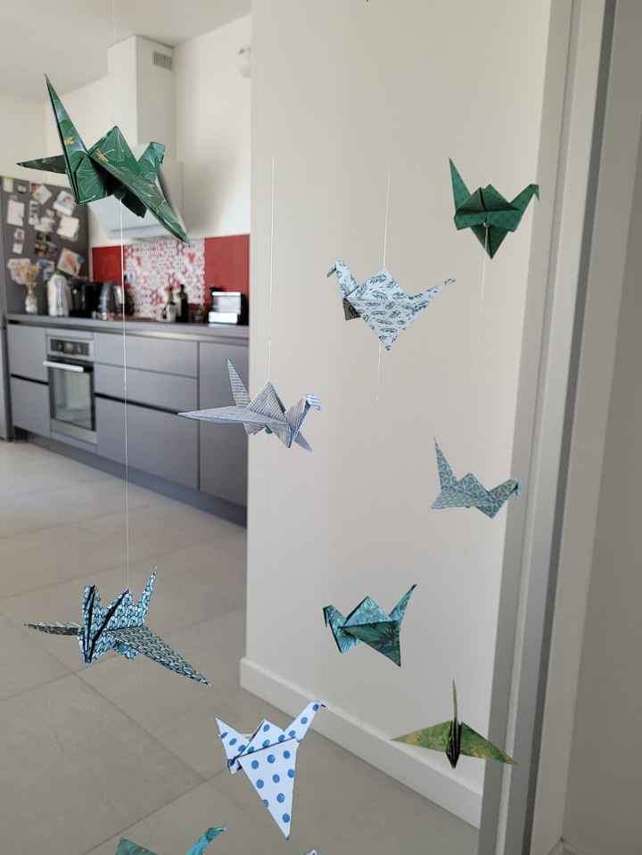 Guirlandes origami - 2