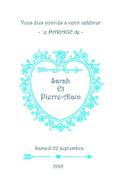 Création faire part vos avis - 1