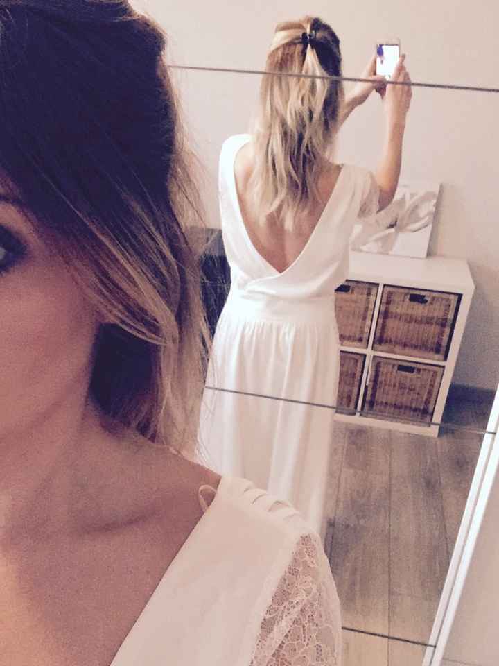 Robe de cérémonie civile reçue (la redoute) - 1