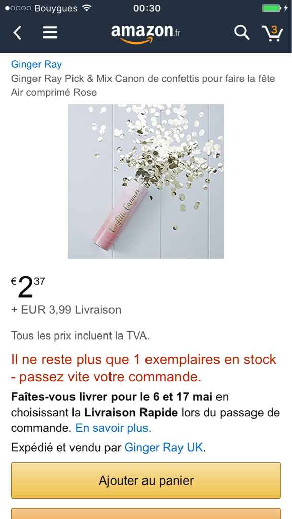 Canon a confettis - 1