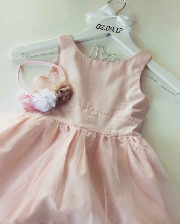 Robe petite demoiselle d'honneur - 1