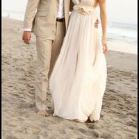 Robe Ivoire et chemise... - 1