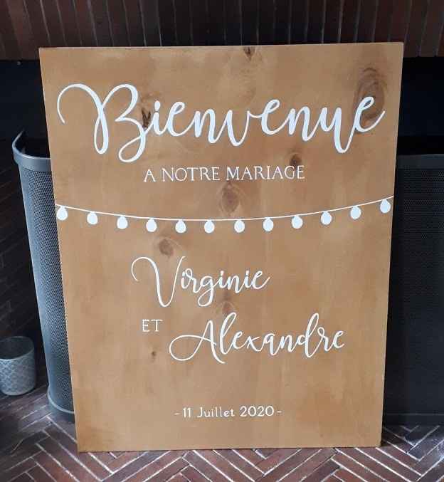 Panneau de bienvenue