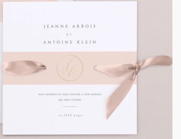Faire part mariage 1