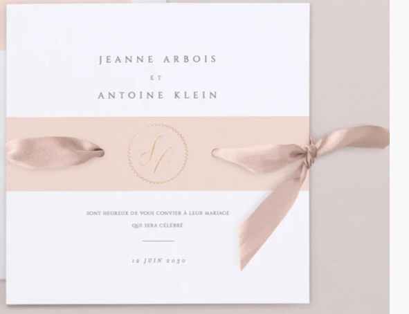 Faire part mariage - 1