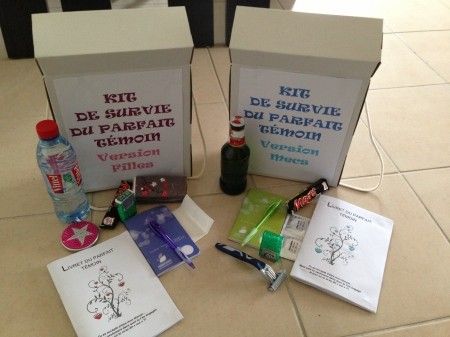 Les kits pour nos témoins