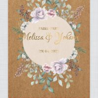 Publie ce modèle de faire-part et dis-nous quelle taille tu as du utiliser ! 😏💌 - 1