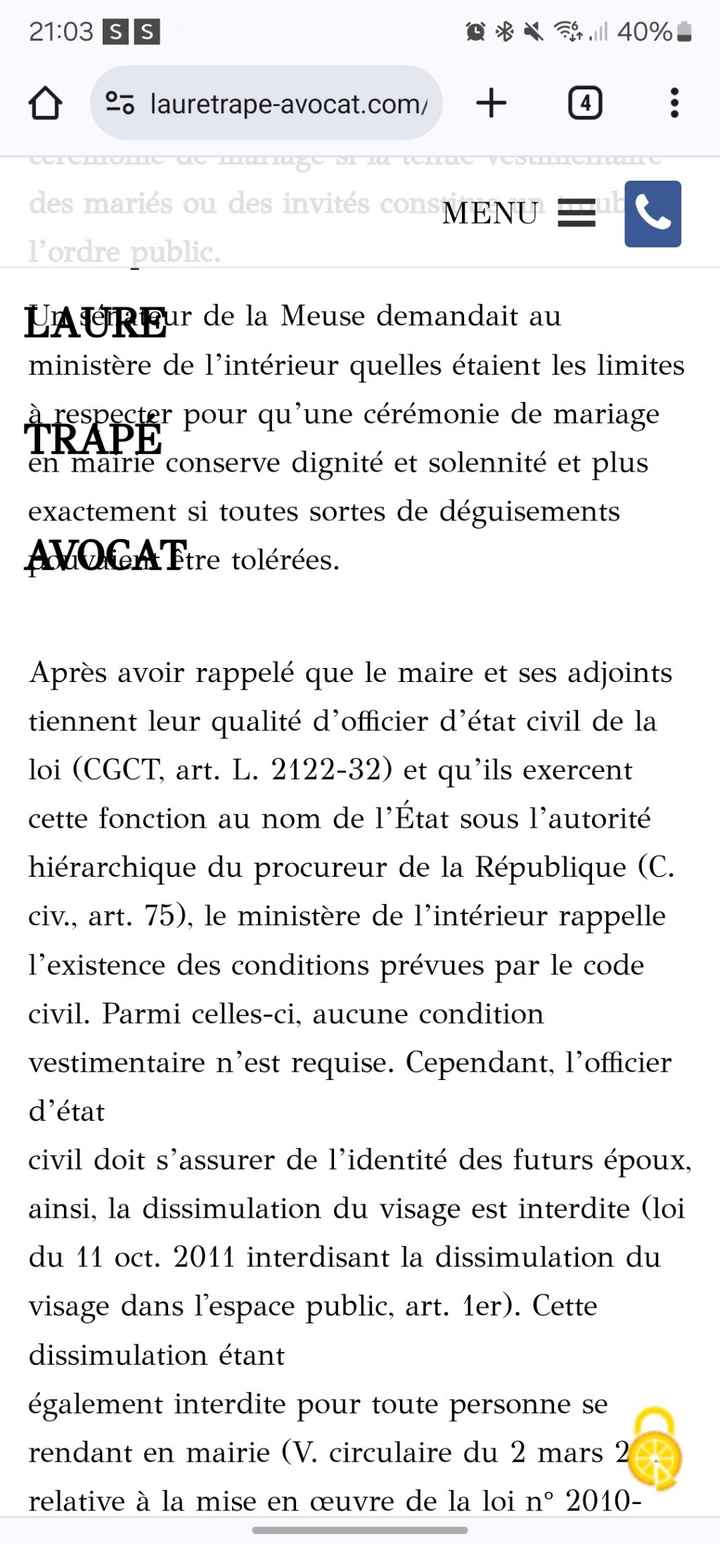 Ceremonie civile - 1