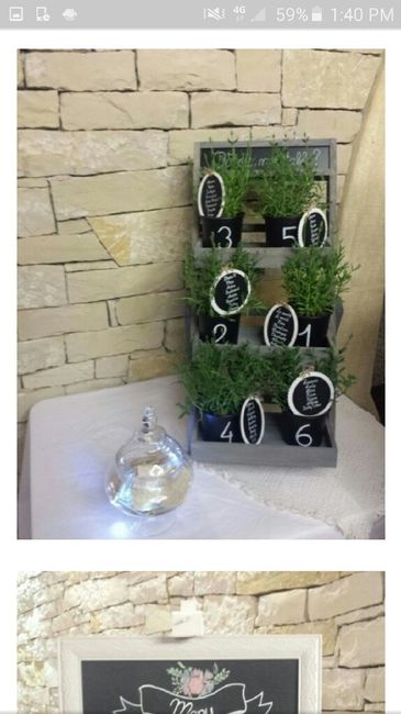 Plan de table nature/champêtre chic - 3