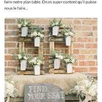 Plan de table nature/champêtre chic - 1