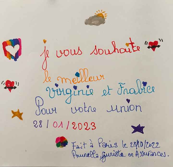 Loves notes pour le mariage de ma soeur, s'il vous plaît ❤️ - 1
