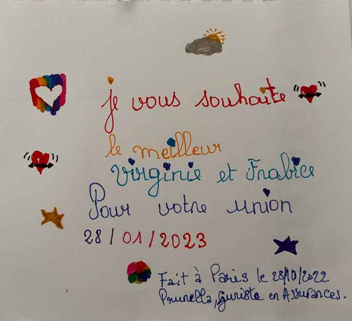 Loves notes pour le mariage de ma soeur, s'il vous plaît ❤️ - 2