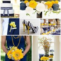 Thème Blu Marine (Navy) & Jaune Citron 