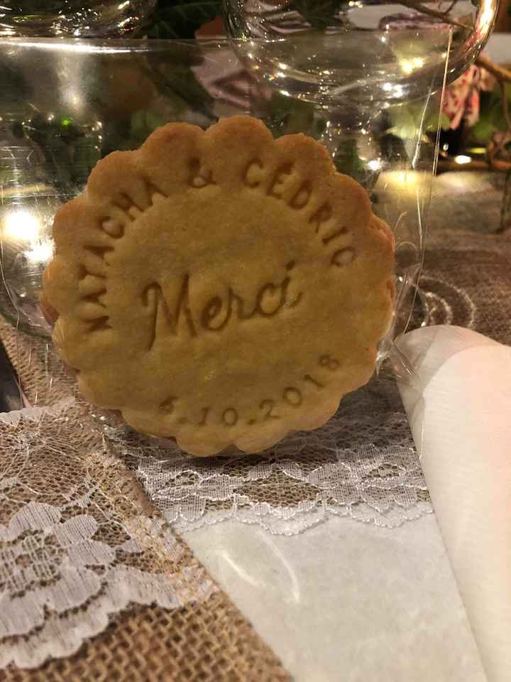 Cadeaux invité biscuits personnalisés. - 2