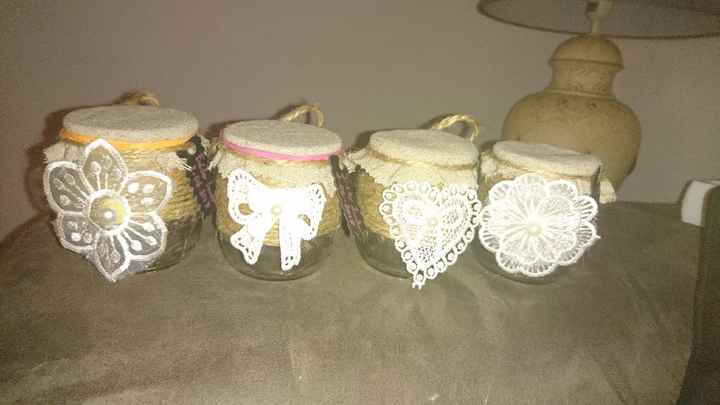 Pot champêtre et photophore avec la laitière - 3