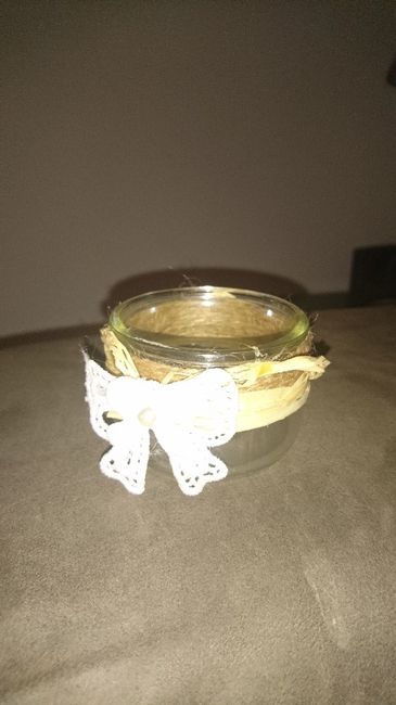 Pot champêtre et photophore avec la laitière - 4