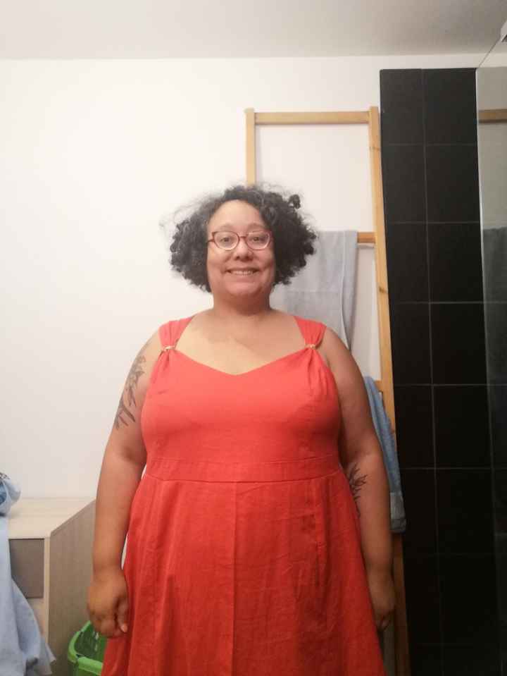 Couture, 2ème toile robe mariée et prototype jupe cortège - 1