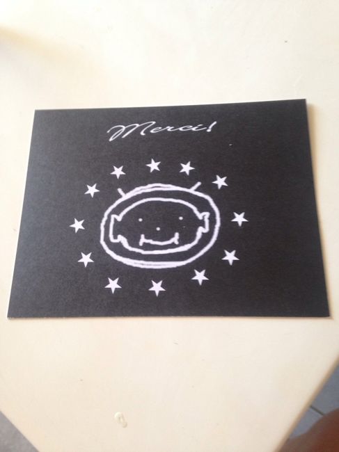 Nos cartes de remerciements - 2