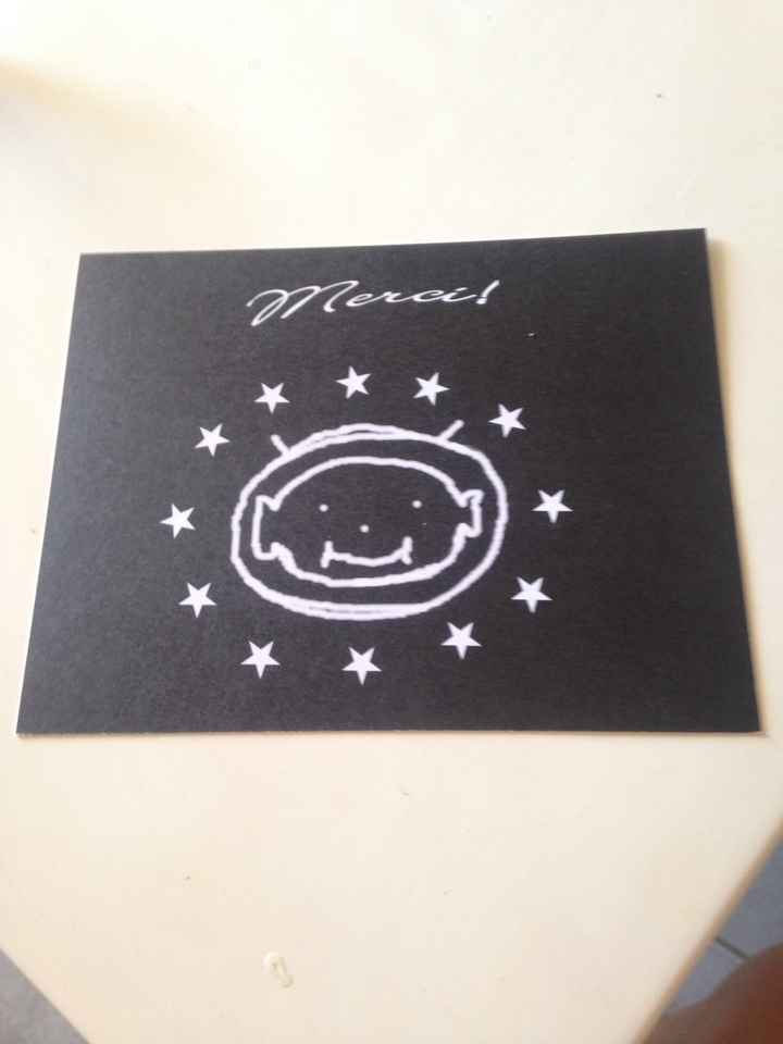 Nos cartes de remerciements - 2