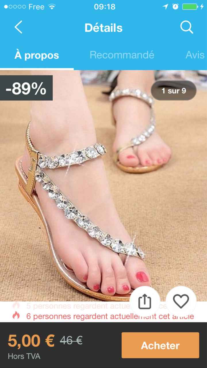  Chaussures plates .. - 1