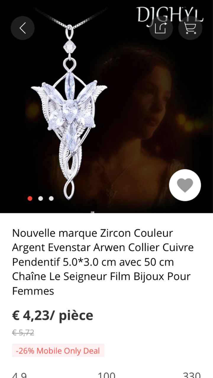 À la recherche d'une surprise sur le Seigneur des Anneaux pour l'homme :) - 1