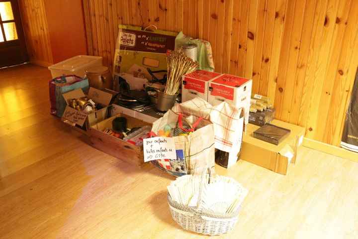 ce qui ira côté gîte, pour le vh