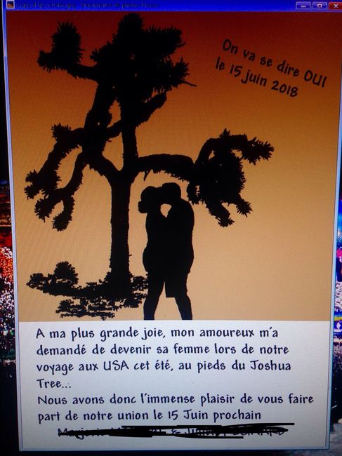  Annonce du mariage pour les non invités - 1