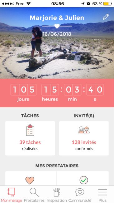 Où en sont vos compteurs Mariages.net ? - 1