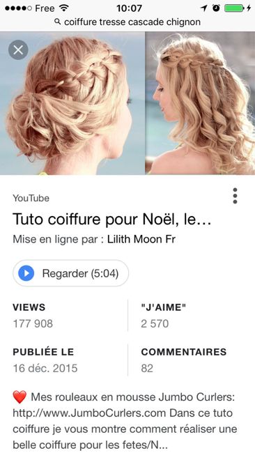 1er essai diy coiffure 😁 - 1
