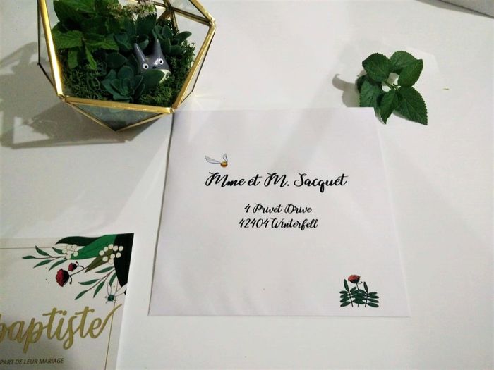 Décoration enveloppe extérieur