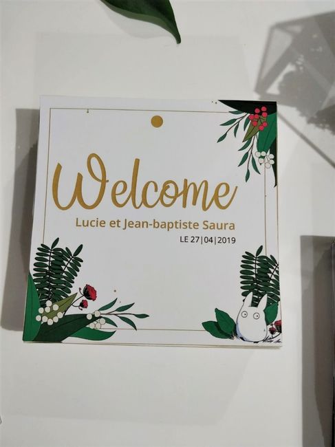 Les cartons des welcome bag