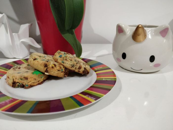 Licorne, cookies et paillettes