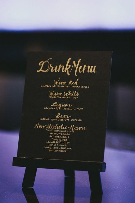 Le menu