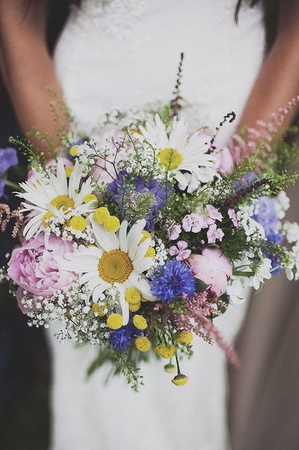 Champêtre et fleurs sauvages