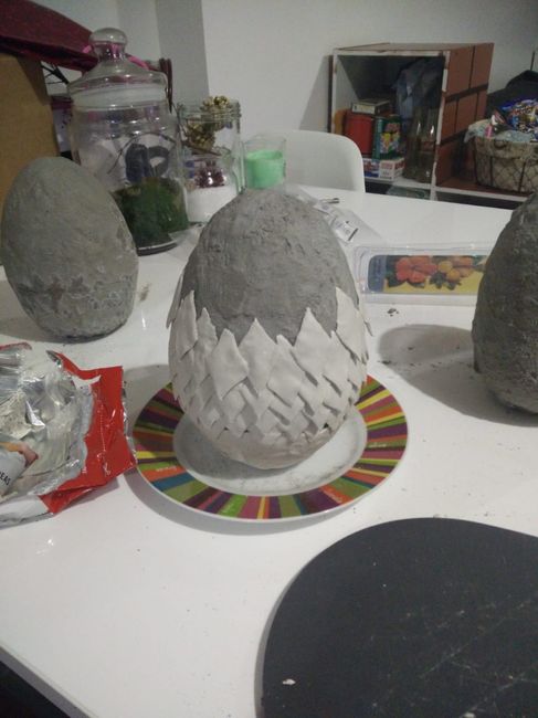 Pour les curieux, voila un oeuf en construction ^^ 