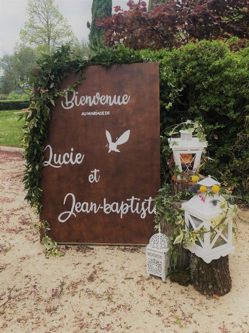 Notre panneau de Bienvenue