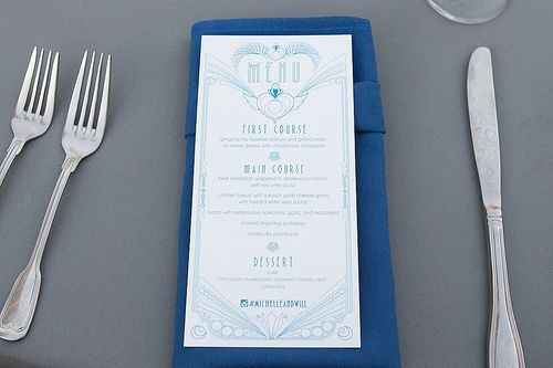 Le menu