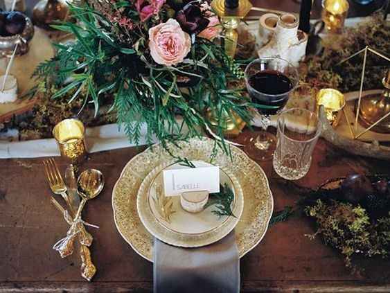 la décoration des tables