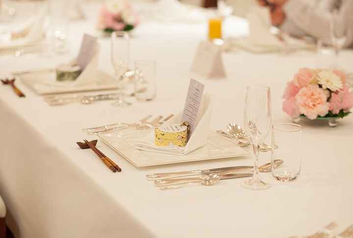 Des tables souvent très très épurées et très chic