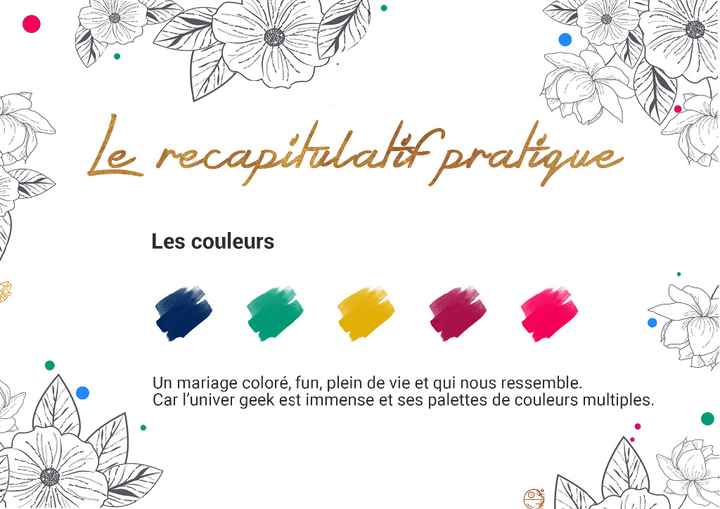 Les couleurs en question