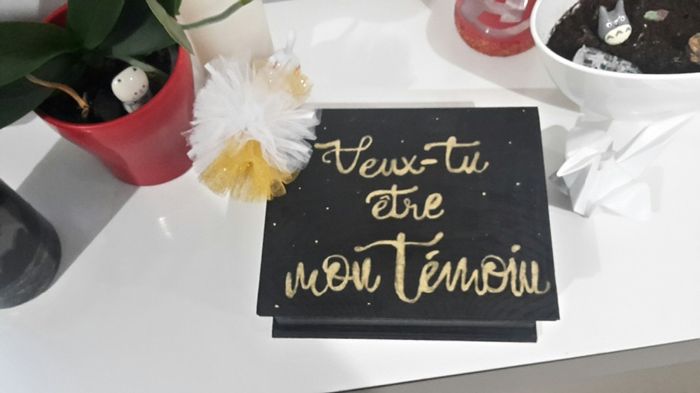 Dessus de la boite