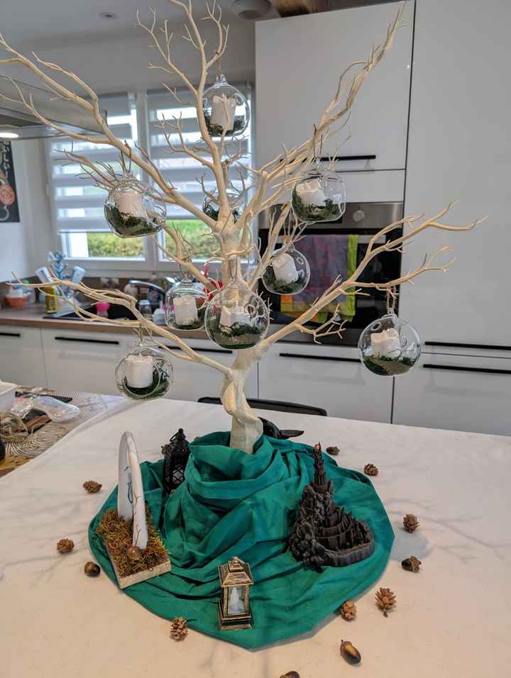 Test deco des tables - seigneur des anneaux - 1