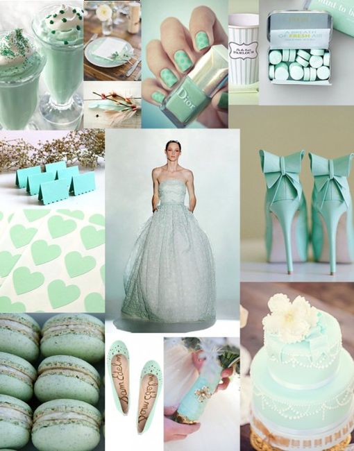 Inspiration: green wedding ! 50 nuances de vert ;-) 3
