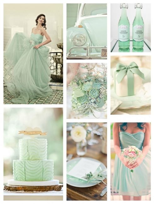 Inspiration: green wedding ! 50 nuances de vert ;-) 4