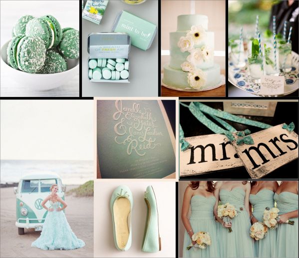 Inspiration: green wedding ! 50 nuances de vert ;-) 5