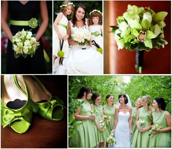 Inspiration: green wedding ! 50 nuances de vert ;-) 6