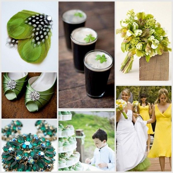 Inspiration: green wedding ! 50 nuances de vert ;-) 7