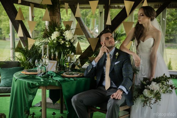 Inspiration: green wedding ! 50 nuances de vert ;-) 17